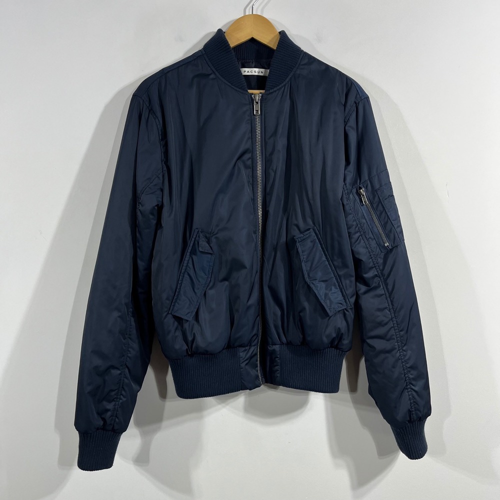 PacSun Gorpcore Outdoors Full Zip Bomber Jacket Utility Pocket Mens Medium